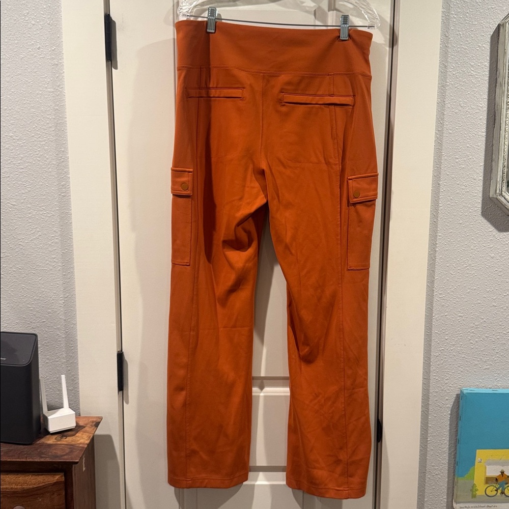 Athleta Delancey Women's Rust Straight Leg Pants - Picture 2 of 3